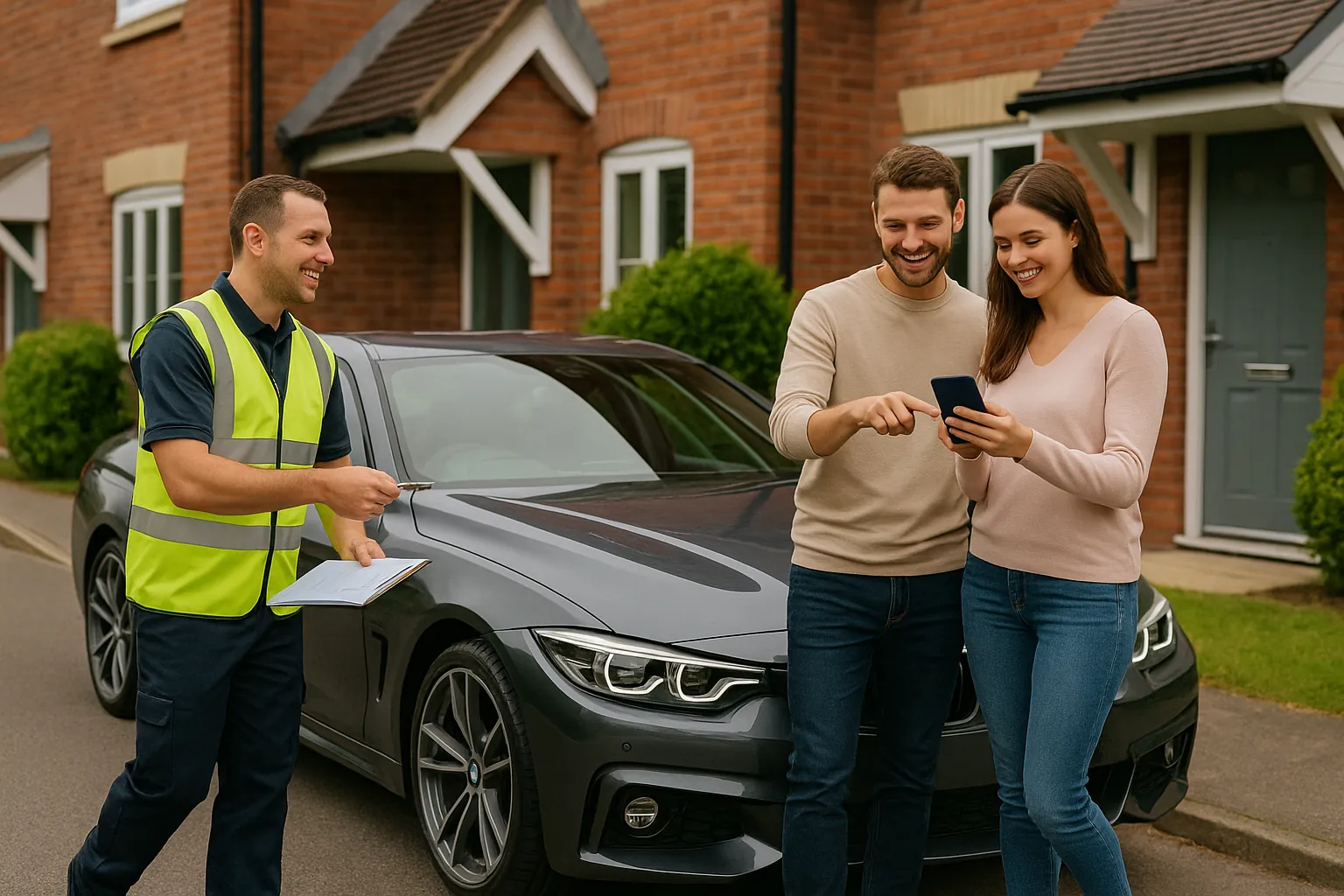 Online Vehicle Purchase Delivery done by Trade Plate Driver